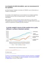 thumbnail of Spécifificité des entreprises de taille intermédiare